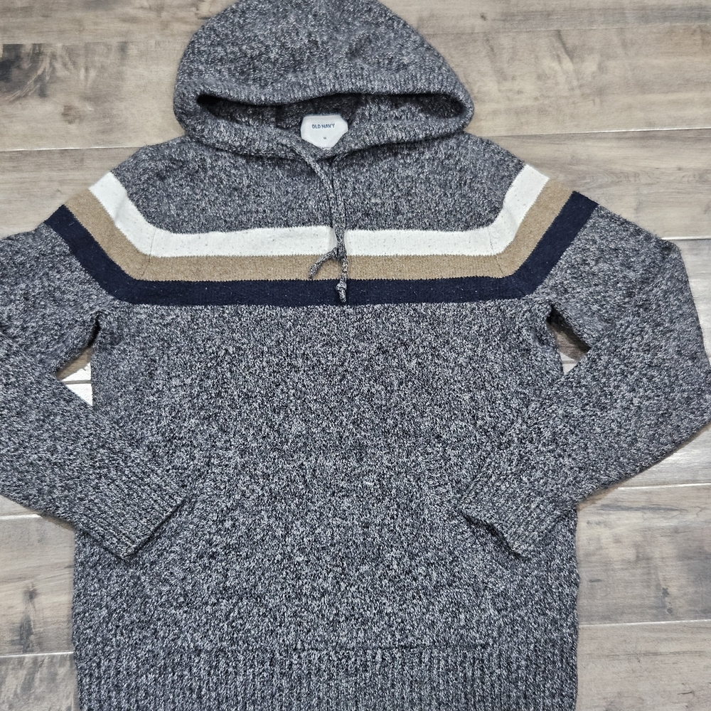 Old Navy Men's Heathered Sweater with Stripes